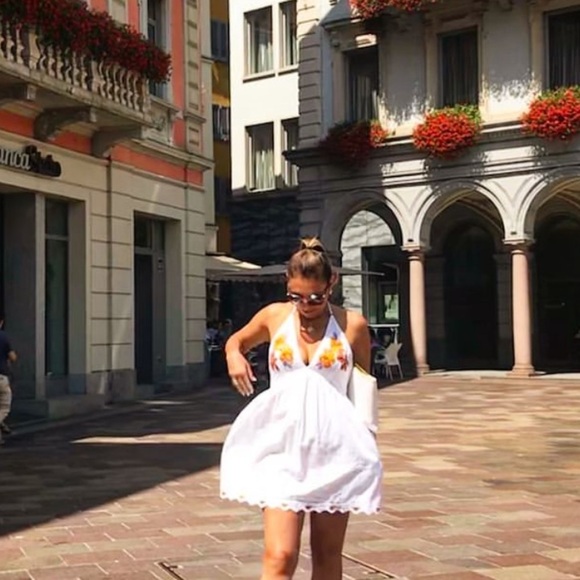 Free People Love and Flowers Dress in White - Picture 7 of 16